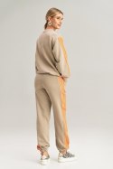 Spodnie Komplet Model M1020 Beige - Figl - uniwersalny Spodnie Komplet Model M1020 Beige - Figl - uniwersalny