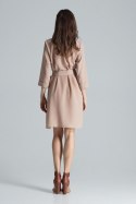 Sukienka Model M680 Beige - Figl - XL Sukienka Model M680 Beige - Figl - XL
