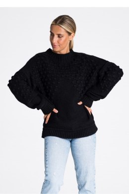 Sweter Damski Model M982 Black - Figl - uniwersalny