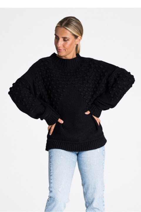 Sweter Damski Model M982 Black - Figl - uniwersalny Sweter Damski Model M982 Black - Figl - uniwersalny