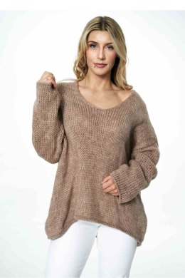 Sweter Damski8 Model M899 Brown - Figl - uniwersalny