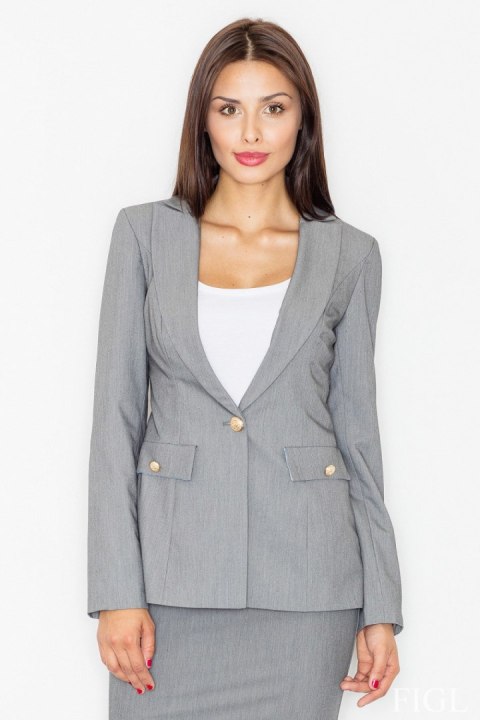 Żakiet Model M489 Grey - Figl - L Żakiet Model M489 Grey - Figl - L
