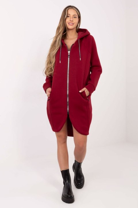 Bluza Damska Model RV-BL-A1027.79 Bordo - Relevance - uniwersalny