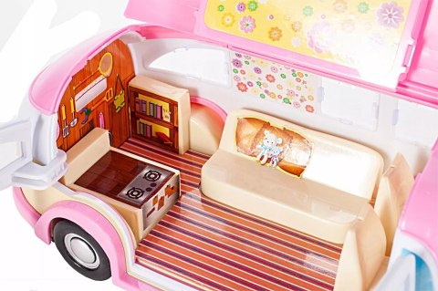 Kamper Lodziarnia dla Lalek - Food Truck, Mini Kawiarnia z Akcesoriami