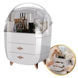 Organizer szkatułka na kosmetyki, biżuterię XL wielopoziomowy 27x21x39 cm CB76B