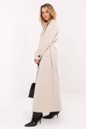 Płaszcz Damski Model IT-PL-97035.08P Light Beige - Factory Price - uniwersalny