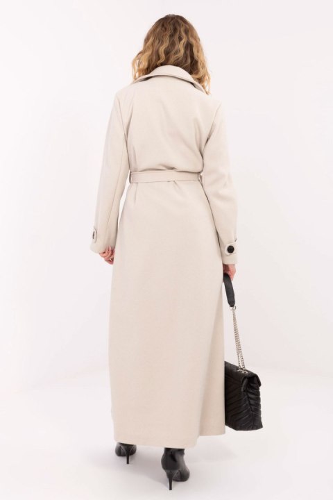 Płaszcz Damski Model IT-PL-97035.08P Light Beige - Factory Price - uniwersalny