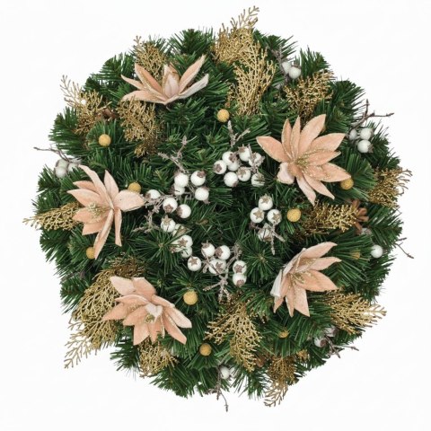 Stroik na stół komodę dekoracja świąteczna na Boże Narodzenie kopułka