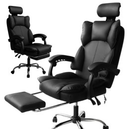 Directo Drehstuhl mit Fußstütze - schwarz MATERIAL KO49CZ