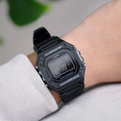 ZEGAREK MĘSKI CASIO W-218H-1B + BOX
