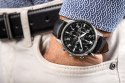 Zegarek Męski Giewont Chronograph Sapphire Czarno Srebrny GW5630-A2