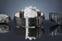 Zegarek Męski Giewont Chronograph Sapphire Czarno Srebrny GW5630-A2