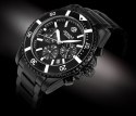 Zegarek Męski Giewont Chronograph Sapphire Czarny GW3970-B4