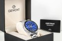 Zegarek Męski Giewont Chronograph Sapphire Srebrno Niebieski GW7290-B3