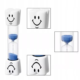 Klepsydra do mycia zębów dla dzieci niebieski Timer czasomierz 3 min