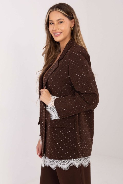 Marynarka Model IT-MA-FL9916-2.12P Brown - Italy Moda - uniwersalny