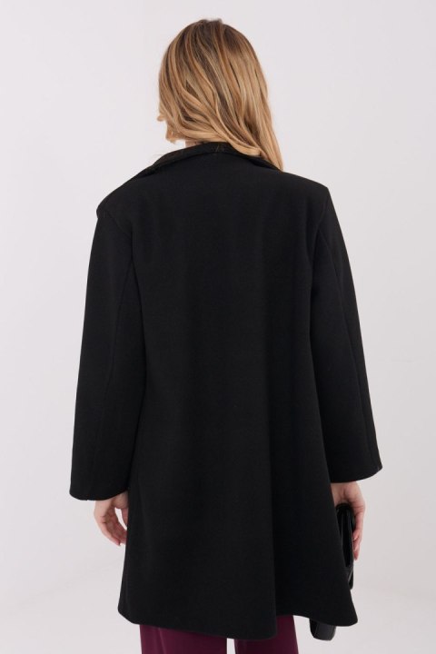 Płaszcz Damski Model IT-PL-20238.23 Black - Italy Moda - uniwersalny