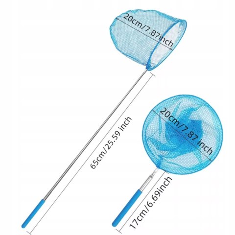 Siatka teleskopowa na motyle rybki owady podbierak dla dzieci N040N