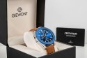 Zegarek Męski Giewont Chronograph Sapphire Brązowo Niebieski GW8720-A2
