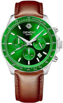 Zegarek Męski Giewont Chronograph Sapphire Brązowo Zielony GW3520-A6