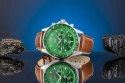 Zegarek Męski Giewont Chronograph Sapphire Brązowo Zielony GW3520-A6