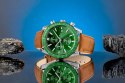 Zegarek Męski Giewont Chronograph Sapphire Brązowo Zielony GW8720-A3