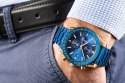 Zegarek Męski Giewont Chronograph Sapphire Niebiesko Miedziany GW8720-B5