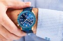 Zegarek Męski Giewont Chronograph Sapphire Niebiesko Miedziany GW8720-B5