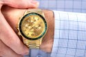 Zegarek Męski Giewont Chronograph Sapphire Złoto Zielony GW3520-B6