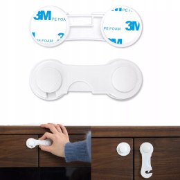 Blokady szafek i szuflad dla dzieci mocne zabezpieczenia 12 szt.