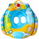 Kółko koło ponton fotelik dla dzieci do pływania kierownica niebieski 311N