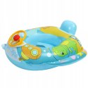 Kółko koło ponton fotelik dla dzieci do pływania kierownica niebieski 311N