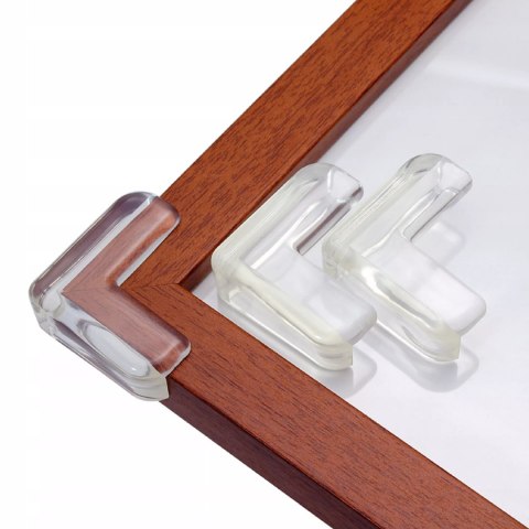 Przezroczyste zabezpieczenia narożników mebli 10 szt. ochraniacze