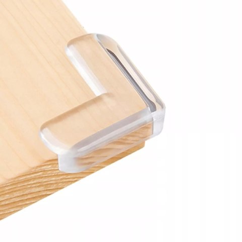 Przezroczyste zabezpieczenia narożników mebli 10 szt. ochrona dzieci