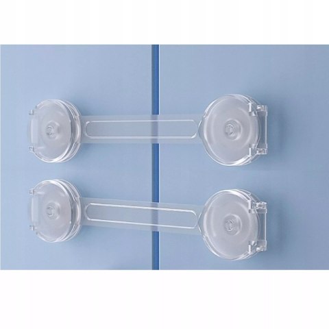 Silikonowa blokada szafek i drzwiczek - zestaw 10 szt. zabezpieczenie