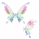 Świecące skrzydła motyla LED bajkowe skrzydełka dla małych wróżek