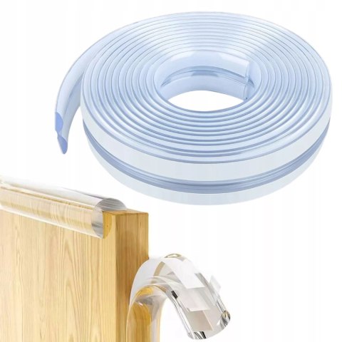 Taśma ochronna na krawędzie mebli - przezroczyste zabezpieczenie 3 m