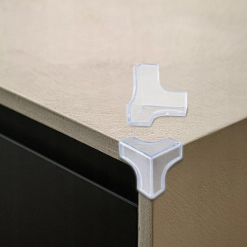 Narożniki ochronne na meble bezpieczne przezroczyste zabezpieczenia 10 szt