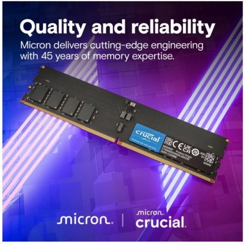 Pamięć CRUCIAL (CUDIMM/DDR5/32 GB/6400MHz/1.1V/52 CLCL/SINGLE)