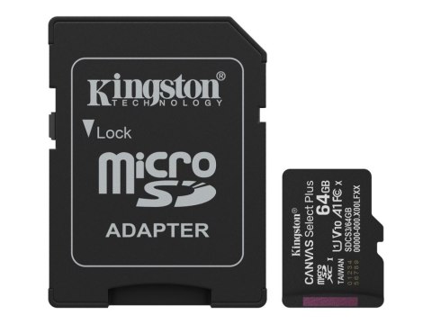 Karta pamięci KINGSTON 64 GB Adapter