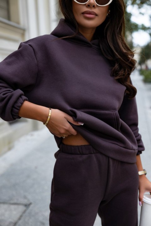 Czekoladowy komplet dresowy ZOEY