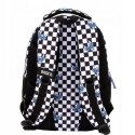 Plecak Szkolny Trzykomorowy Nietoperz Szachownica BackUP#G2