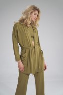 Bluza Damska Model M750 Light Oliwka - Figl - L/XL Bluza Damska Model M750 Light Oliwka - Figl - L/XL