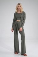 Bluza Damska Model M750 Oliwka - Figl - L/XL Bluza Damska Model M750 Oliwka - Figl - L/XL