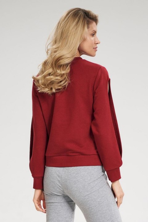 Bluza Damska Model M803 Bordo - Figl - s Bluza Damska Model M803 Bordo - Figl - s