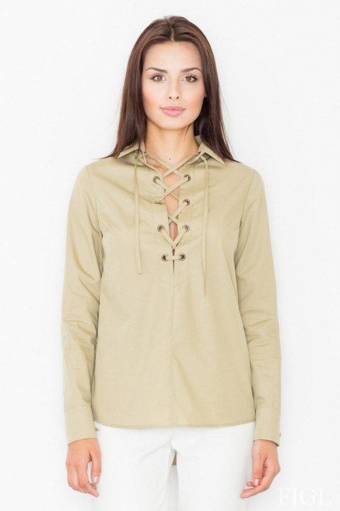 Bluzka Model M494 Green - Figl - XL Bluzka Model M494 Green - Figl - XL
