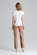 Bluzka Model M665 Ecru - Figl - XL Bluzka Model M665 Ecru - Figl - XL