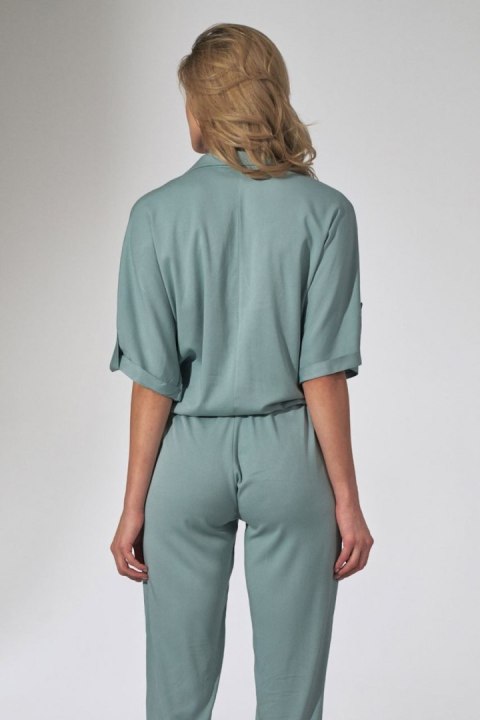 Bluzka Model M744 Mint - Figl - L/XL Bluzka Model M744 Mint - Figl - L/XL