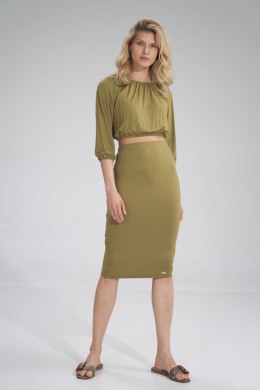 Bluzka Model M781 Light Oliwka - Figl - S/M