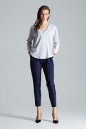Koszula Damska Model M671 Grey - Figl - XL Koszula Damska Model M671 Grey - Figl - XL